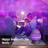 Недорогие огни проектора звездной галактики-Проектор звездного неба в виде яйца динозавра с беспроводным музыкальным плеером, ночник с белым шумом, туманностью и таймером. &amp;пульт дистанционного управления — лучший подарок &amp;Декор для детской и