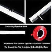 tanie Akcesoria LED-System kanałów dyfuzora LED z silikonu o długości 3,28–65,6 stopy, 16 x 16 mm, elastyczny, wodoodporny, neonowy pasek świetlny w kształcie litery V, osłona na paski LED o średnicy 10 mm/brak paska