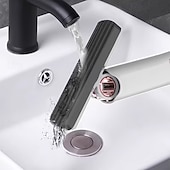 billige Vaskemidler-6-delers selvvridende mini-moppsett - lett å klemme høyabsorberende rask rengjøring egnet for stue, soverom og møbler vindustørking moderne kompakt design