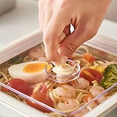 billige Kjøkkenoppbevaring-vakuummatbeholder matvaregodkjent sus304 forseglet matoppbevaringsboks bento lunsjboks for frukt, kjøleskapsikker, lufttett måltidsbeholder (firkantet)