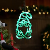 olcso Dekoratív fények-húsvéti ablakdekorációk fények, húsvéti hógolyó tojás alakú ablakfény kápráztatja a fényes húsvéti fényeket beltéri ablakhoz kültéri partidekorációhoz