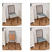 preiswerte Esszimmerstuhl-Abdeckung-Elastische, wasserdichte Stuhlhussen (1/4/6er-Pack), staubdicht und kratzfest, universeller Stuhlschutz, strapazierfähiger und stilvoller Sitzbezug für Esszimmerstühle und Hocker.