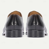 economico Scarpe Eleganti Classiche-Per uomo Classico Casual Matrimonio Pelle Pelle Pieno Fiore Italiana Antiscivolo Allacciatura Nero Giallo Rosso Primavera Tutte le stagioni