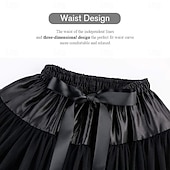 economico Fondi-Costume di fantasia Gonna in tulle Gonna tutù Mimo artista Mimo Clown Circo Anni 1950 Anni '80 Stratificato Gonfio Adulti Per donna Halloween Carnevale Feste Performance Danza Balletto Costumi di