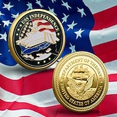 abordables 250 Aniversario de los EE. UU.-Moneda Conmemorativa del Cuerpo de Marines de EE.UU. – Moneda de Desafío Militar de Arte de Hierro del 250.º Aniversario de los Estados Unidos Medalla Coleccionable de Metal para Marines y Regalos