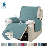 abordables Funda para sillón reclinable-Funda de sofá para mascotas, color sólido, elástica, impermeable, antideslizante, resistente a las manchas, universal, moderna y sencilla, para el hogar, sala de estar, regalo para dueños de mascotas