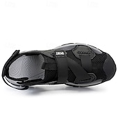 cheap Outdoor Sandals-Men's Navy Blue Sporty Sandals – Lightweight and Durable with Velcro and Adjustable Fit, Perfect for Outdoor Adventures
