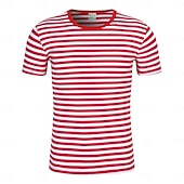 voordelige Carnaval Klassiekers-Klassiek personage uit een sprookjesboek T-Shirt Mimespeler Mime Clown Wit en rood Gestreept  Volwassenen Voor heren Uniseks Halloween Carnaval Boekenweek Feest Prestatie Gemakkelijke