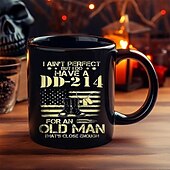 billige Krus og kopper-dd-214 veterangavekrus - jeg er ikke perfekt, men jeg har en dd-214 til en gammel mann som er nær nok det amerikanske flagget &amp;design av militærstøvler