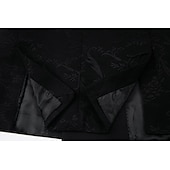 abordables Costumes de fête-Pour des hommes Smoking Costumes de fête Bal de promo mariage d'hiver Noir Blanche Printemps, Automne, Hiver, Été Costume / Tailleur Col châle Mode Fête Couleur Unie Coupe Slim 2 pièces Croisé 2