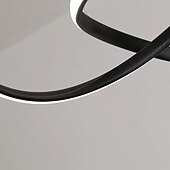 cheap Ring &amp; Round Design-Circular Knot Modern LED Chandelier 50 Watt