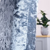 baratos Tampa da poltrona e capa de cadeira sem braço-Capa para cadeira de jantar em veludo de lã Silver Fox, capa para cadeira em tecido de lã polar, capas elásticas para cadeiras, capas para assento para casa.
