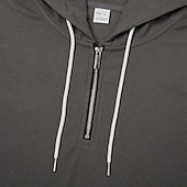 billige grunnleggende hettegensere for menn-Herre Hattetrøje Vaffel hettegensere Hettegenser med glidelås Aprikos Hvit Lysegrønn Militærgrønn Rød Med hette عادي Kengurulomme Med Tekstur Avslappet Daglig Sport &amp; Utendørs Gatemote Kul Sportsklær