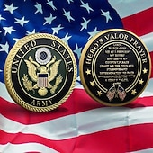 economico 250° Anniversario degli Stati Uniti-Moneta commemorativa dell'Esercito degli Stati Uniti – Moneta da sfida per il 250° anniversario collezionabile militare Aquila Americana souvenir in metallo doppio lato per veterani regalo