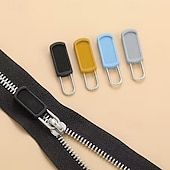 זול אספקה לבית-50 יחידות משיכת רוכסן תחליפית, ראשי רוכסן חדשים הניתנים להסרה ללא כלים, משיכות רוכסן מגומי לתרמילים, מעילים, נעליים ומזוודות, עיצוב פשוט ועמיד