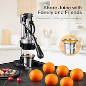 billiga Köksset-professionell citruspress, manuell citruspress - stor frukt för apelsin citron