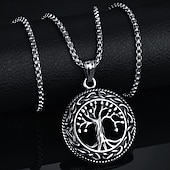 baratos Colares e Pendentes-Colares com Pendentes For Mulheres Rua Diário Liga Árvore da Vida