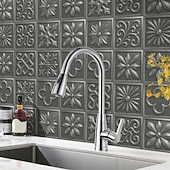 olcso Falmatricák-12 db 15 cm-es csempematrica, öntapadós, levehető marokkói talavera csempe, vízálló konyhabútor, lépcsőház, lakberendezés