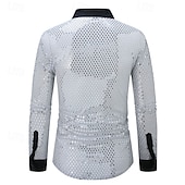 Χαμηλού Κόστους Γεωμετρικά σχήματα-Ανδρικά Πουκάμισο Καλοκαιρινό πουκάμισο Casual πουκάμισο Πουκάμισο παραλίας Πουκάμισο με κουμπιά Λευκό Ανθισμένο Ροζ Ρουμπίνι Μακρυμάνικο Συνδυασμός Χρωμάτων Πέτο Καθημερινά Διακοπές Πούλιες Ρούχα