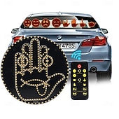 זול תליונים וקישוטים לרכב-אור מחוות אצבע לרכב רב תפקודי אזהרת רכב אור נגד התנגשות מאחור אור מחוות יד אינטראקטיבית אור רכב led מחוות אצבע אור לחלון אחורי כיף אינטראקטיבי led מחוות h