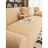 tanie Pokrowce na sofę-1 szt. aksamitny pokrowiec na sofę, gruby, miękki, luksusowy, dekoracyjny, chroniący sofę, antypoślizgowy, pyłoszczelny, chroniący przed zarysowaniami, odpowiedni do sypialni, salonu i gabinetu przez