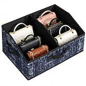 abordables Rangement et organisation-1 grand organisateur mural avec poignées - panier de rangement en tissu à structure ajourée pour vêtements, serviettes, couvertures, portefeuilles et chapeaux - design classique et peu encombrant pour