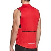 baratos Camisolas masculinas-Homens Colete para Ciclismo Camisa para Ciclismo Côr Sólida Sem Manga Moto Colete Camisa / Roupas Para Esporte Blusas com 3 bolsos traseiros Ciclismo de Montanha Ciclismo de Estrada Secagem Rápida