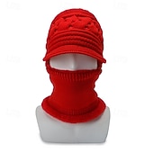 billiga Hattar-Dam Hatt Vinter hattar Vindtät Varm Dagligen Utomhus Gata Stickad Ren färg