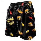 economico Animali &amp; Uccelli-Per uomo salamoia Gergo divertente Cervo Costumi da bagno Pantaloncini da mare Pantaloncini da Surf Misura del girovita medio Divertente Casuale Vacanza al Mare Tasche Laterali fodera in rete