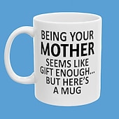  Bycie Twoją Matką 11oz Śmieszny Kubek Świąteczny Kubek Kawowy od Matki Hilaracyjny Prezent Świąteczny Urodzinowy Kubek Sezonowy
