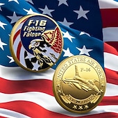 お買い得  アメリカ合衆国250周年-アメリカ空軍記念コイン - アメリカ合衆国250周年金属チャレンジコイン、鉄アートコレクティブル軍バッジ、退役軍人や航空士への愛国的な記念品ギフトセミクインセンテニアル