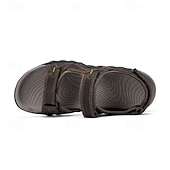 economico Sandali casual-sandali beige da uomo: eleganti calzature da esterno con vestibilità comoda e ad asciugatura rapida, ideali per la spiaggia, l'escursionismo e l'estate