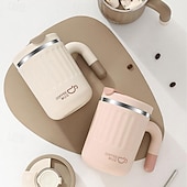 halpa Juomatarvikkeet-480 ml:n suurikokoinen kahvimuki &amp;matkamuki - 304 ruostumatonta terästä - irrotettavalla teesiivilällä &amp;pilli - tukeva kansi - vuotamaton kannettava tee-/kahvinkeitin retkeilyyn, toimistoon, junaan,