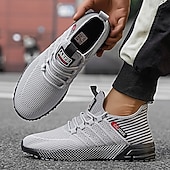 abordables Baskets Décontractées-Chaussures de course noires en mesh pour hommes – baskets athlétiques légères avec tige respirante, idéales pour la course, la salle de sport et les activités sportives.