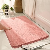 cheap Bathroom Mat-Bathroom Mat Thick Absorbent Non-Slip Floor Rug Simple Home Bathroom Entrance Doorway Welcome Mat