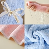 billiga påsk-5-pack handdukar med påskharemotiv, mjuka och absorberande handdukar med kaninmotiv, perfekt present till kök och badrum, bröllop, födelsedagar, alla hjärtans dag, jul och påsk för hemmabruk.