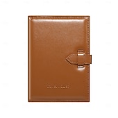 cheap Universal Phone Bags-Genuine Leather Passport HolderFull Grain Leather Passport Holder Wallet Cover for Men and Women Travel