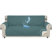 abordables Funda de sofá-Funda de sofá acolchada elástica e impermeable, apta para mascotas, funda protectora de cojín para el hogar, sala de estar, regalo para dueños de mascotas