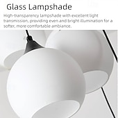 abordables Éclairages grappe-Suspensions LED modernes – lustres élégants pour escalier &amp; salon