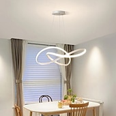 cheap Ring &amp; Round Design-Circular Knot Modern LED Chandelier 50 Watt