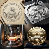 levne 250. výročí USA-Pamětní mince k 250. výročí "V Boha věříme" náboženská sběratelská mince oboustranný vyrytý pamětní token křesťanský dárek pro věřící k semikvincentenáriu