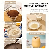 billige Kaffetilbehør-Elektrisk kaffekrus med LED-temperaturdisplay - betjening med ett trykk, 304 rustfritt stål, egnet for blanding av kaffe, melk, te og blandede drikker, ideell for kontor, hjem &amp;utendørs reisebruk