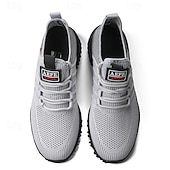 abordables Baskets Décontractées-Chaussures de course noires en mesh pour hommes – baskets athlétiques légères avec tige respirante, idéales pour la course, la salle de sport et les activités sportives.