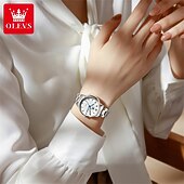 halpa Kvartsikellot-Uusi Olevs Tuontiliike Naisten Liikekello On Koristeltu Hohtavalla Kalenteripäivänä Näyttö Digitaalinen Näyttö Kvartsikello Rentouttava Vedenkestävä Urheilullinen Rannekello Valentine's Day Lahja