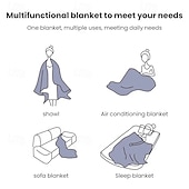 abordables Couvertures et plaids-Couverture d'hiver épaisse et douce en peluche pour salon, chambre, bureau, canapé