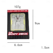 cheap Office Supplies-Human Body Cross-section Playing Cards Creative Stress-relieving Toy with Skeletal Design Transparent Plastic Playing Cards Washable.Human Body Playing Cards