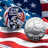 お買い得  アメリカ合衆国250周年-アメリカ空軍記念コイン - アメリカ合衆国250周年金属チャレンジコイン、鉄アートコレクティブル軍バッジ、退役軍人や航空士への愛国的な記念品ギフトセミクインセンテニアル