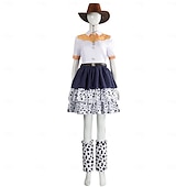 cheap Women's Costumes-Jessie Halloween Props Masquerade Fancy Costume Carnival Costume Cosplay Halloween for Girls' Adults Christmas New Year Party Casual Daily