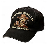  Old Bastards bourbon club hat justerbar whisky vintagehatt, samlarutgåva keps, premium destillerivaror, present till bourbonälskare