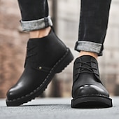 preiswerte Arbeitsschuhe-Lässige gelbe Herren-Ankle-Boots – bequem, stilvoll mit weichem Futter, ideal für legere Hochzeiten und Veranstaltungen im Freien